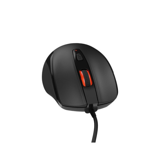 Mysz Pigeon 2 4000 DPI 1.8m Czarna 