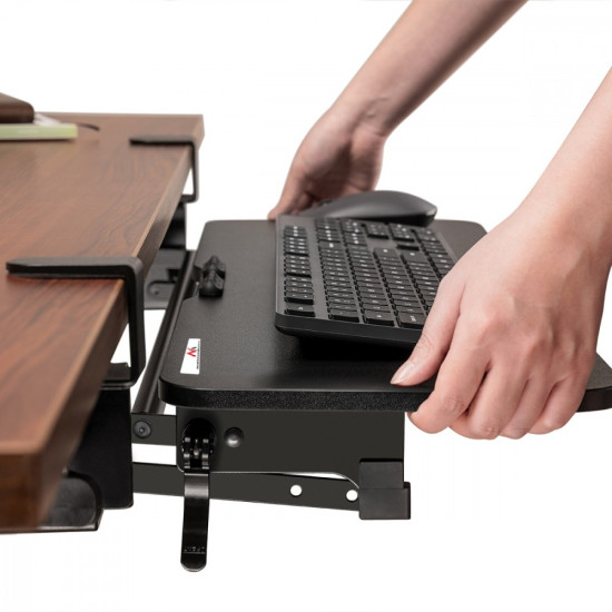 Uchwyt na klawiaturę regulowany podbiurkowy MC-462 