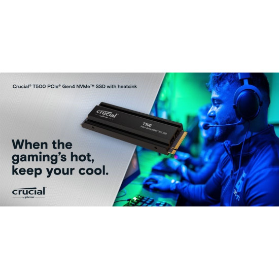 Dysk T500  2TB M.2 NVMe 2280 PCIe40 7400/7000 Radiator 