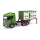 Pojazd Scania Super 560R Kontener z figurką krowy