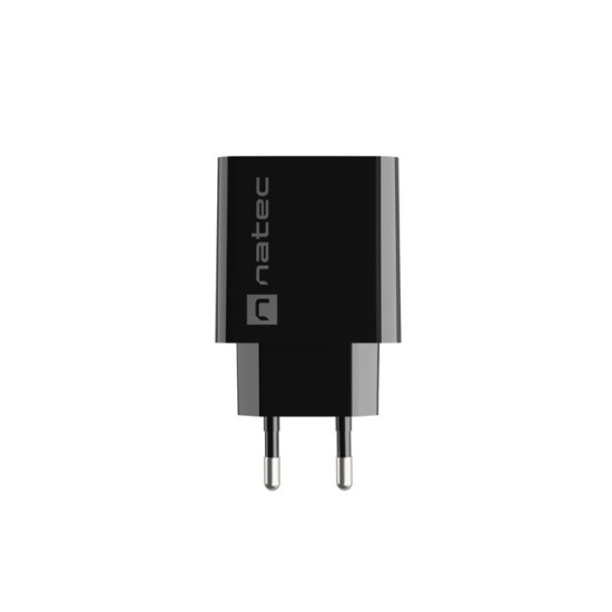 Ładowarka sieciowa Ribera 1x USB-A 18W Czarna 