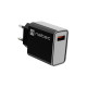 Ładowarka sieciowa Ribera 1x USB-A 18W Czarna 