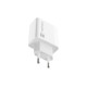 Ładowarka sieciowa Ribera 1x USB-C 20W Biała 