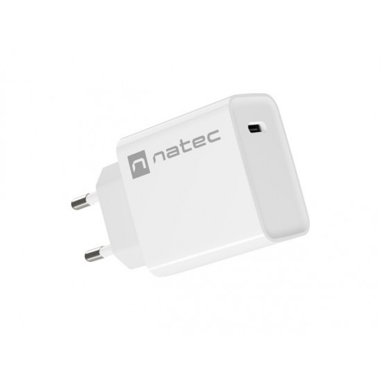 Ładowarka sieciowa Ribera 1x USB-C 20W Biała 