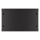 Szafa wisząca 19 cali 6U 600x450 drzwi perforowane (flat pack) czarna