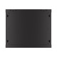 Szafa wisząca 19 cali 9U 600x450 drzwi perforowane (flat pack) czarna