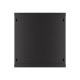 Szafa wisząca 19 cali 12U 600x450 drzwi perforowane (flat pack) czarna