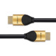 Kabel HDMI v2.1 Ultra High Speed 8K | 60Hz | 30AWG | 1m Złoty 