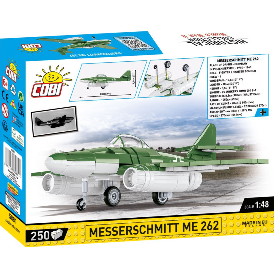 Klocki Messerschmitt Me262 