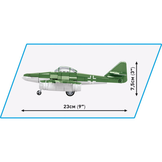 Klocki Messerschmitt Me262 