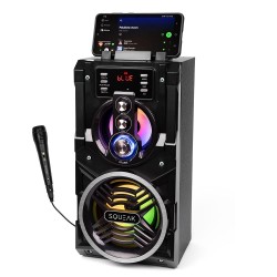 Głośnik Bluetooth 5.1 z karaoke 20W SQ1000 Beatboxer Głośnik Bluetooth 5.1 z karaoke 20W SQ1000 Beatboxer