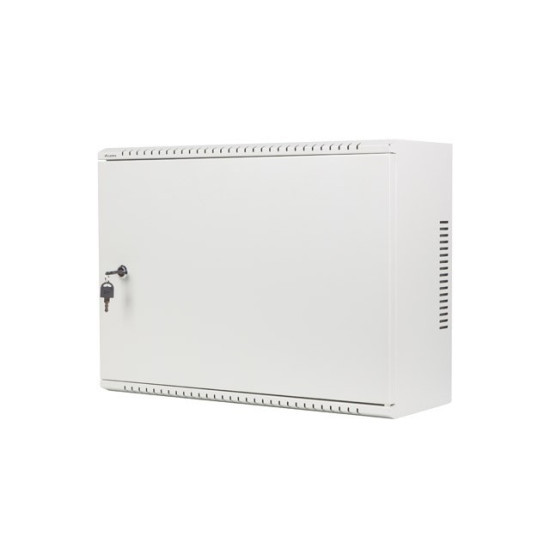 Szafa instalacyjna rack wisząca 19 cali 4u+3u 540x200 niskoprofilowa (złożona) szara