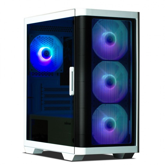 Obudowa M4 WHITE mATX Mini Tower 4 Fans ARGB 