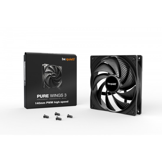 Wentylator Pure Wings 3 140 mm PWM high-speed 