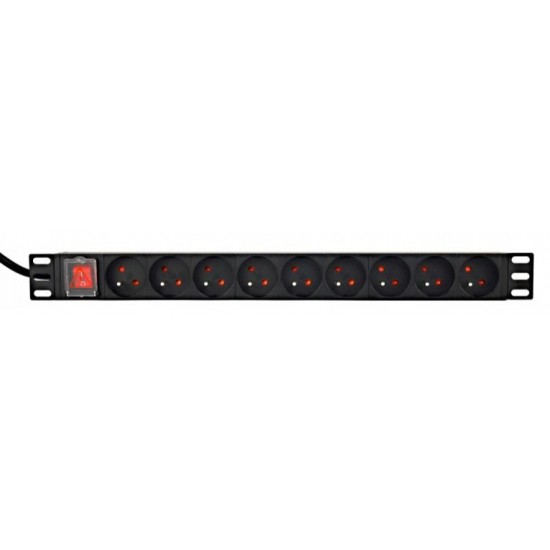 Listwa zasilająca rack PDU 9xFR 1U 16A FR 2m 