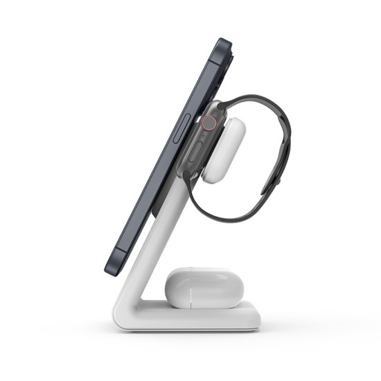 Ładowarka bezprzewodowa 3w1 z MagSafe do iPhone, Apple Watch i AirPods