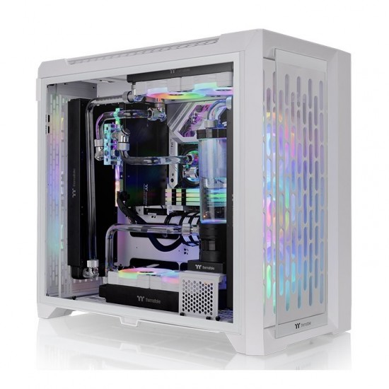 Obudowa CTE C750 Full Tower ARGB 14cmx3 Tempered Glass - Snow 