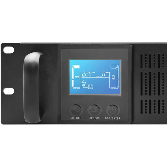 Zasilacz awaryjny UPS RACK | 1kVA | 800W | LCD 