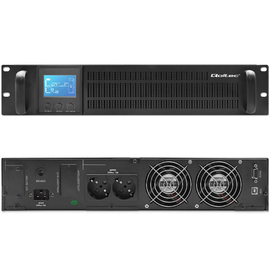 Zasilacz awaryjny UPS RACK | 2kVA | 1600W | LCD 