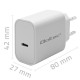 Ładowarka Super Quick PD | USB-C | 20W | 5-12V | 1.67-3A | Biała 