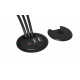 IB-HUB1407 3 Port ładowarka do biurka, 2x USB-A, 1x  USB-C, otwór 60mm 