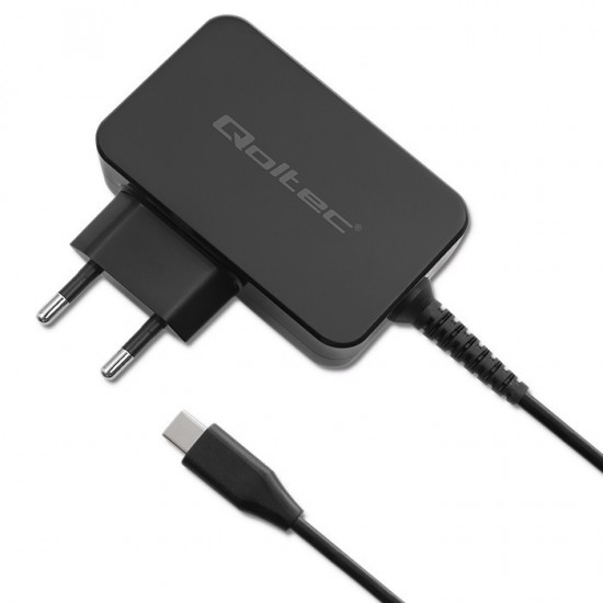 Ładowarka GaN Power Pro | 1xUSB-C | 45W | 5-20V | 2.25-3A |      Czarna 