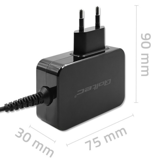 Ładowarka GaN Power Pro | 1xUSB-C | 45W | 5-20V | 2.25-3A |      Czarna 