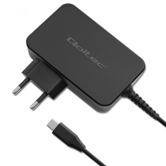 Ładowarka GaN Power Pro | 1xUSB-C | 90W | 5-20V | 3-4.5A | Czarna 