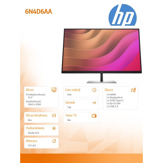 Monitor E32K G5 4K 6N4D6AA 