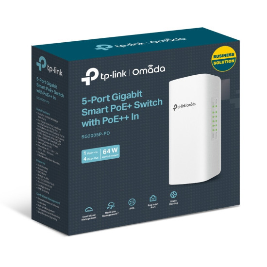 Przełącznik SG2005P-PD 5xGE (1xPoE++ 4xPoE+) 