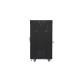 Szafa stojąca 19 cali 22U 600x600 drzwi perforowane LCD (Flat pack) V2 czarna