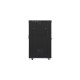 Szafa stojąca 19 cali 22U 800x1000 drzwi szklane LCD (flat pack) V2 czarna