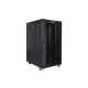 Szafa stojąca 19 cali 22U 800x1000 drzwi szklane LCD (flat pack) V2 czarna