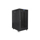 Szafa stojąca 19 cali 22U 800x1000 drzwi perforowane LCD (flat pack) V2 czarna
