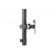 Uchwyt biurkowy pionowy 2xLCD max. 32 cale 8kg, zaciskowy, czarny
