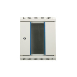 Szafa rack 6U 10 cali szara wisząca 