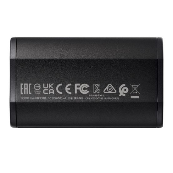 Dysk SSD External SD810 500GB USB3.2 20Gb/s Black 