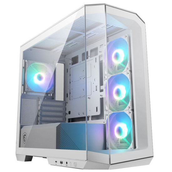 Obudowa MAG PANO M100R PZ WHITE TEMPERED GLASS USB 
