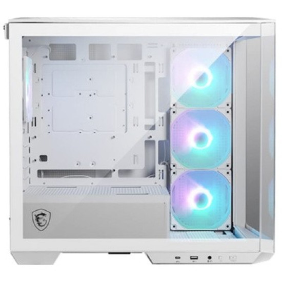 Obudowa MAG PANO M100R PZ WHITE TEMPERED GLASS USB 