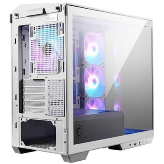 Obudowa MAG PANO M100R PZ WHITE TEMPERED GLASS USB 