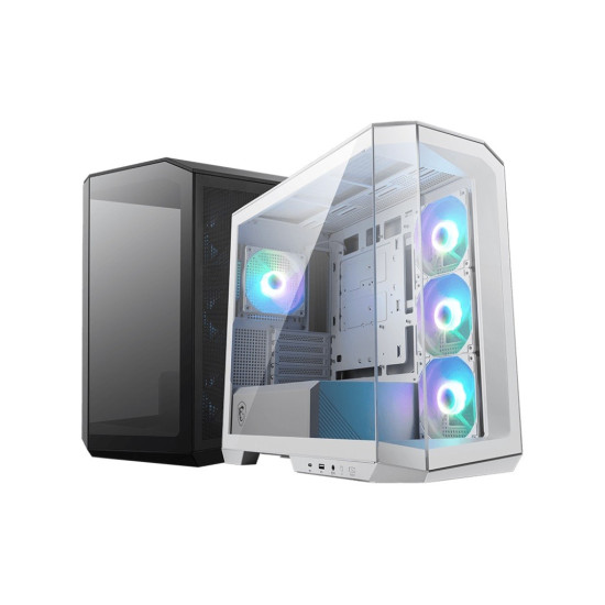 Obudowa MAG PANO M100R PZ WHITE TEMPERED GLASS USB 