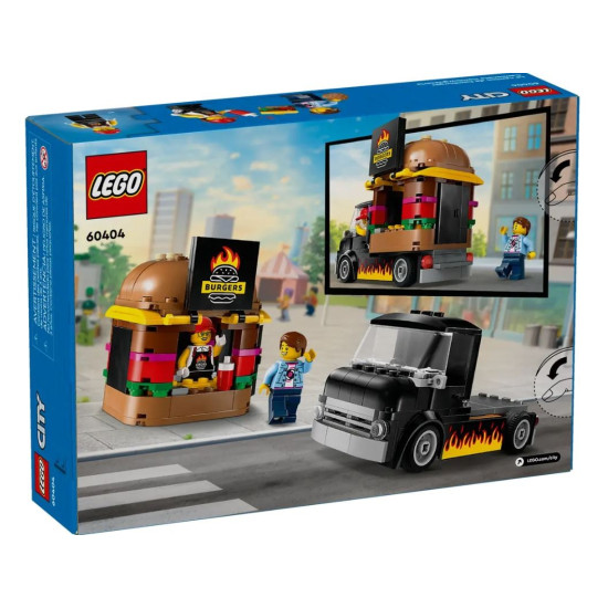 Klocki City 60404 Ciężarowka z burgerami
