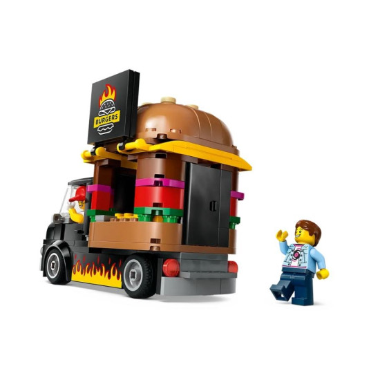 Klocki City 60404 Ciężarowka z burgerami