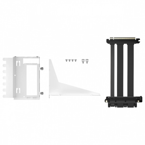 Pionowy wspornik FLEX 2 PCIe 4.0 Biały