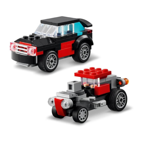 Klocki Creator 31146 Ciężarówka z platformą i helikopterem