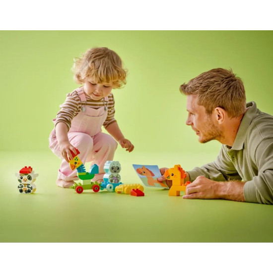 Klocki DUPLO 10412 Pociąg ze zwierzątkami