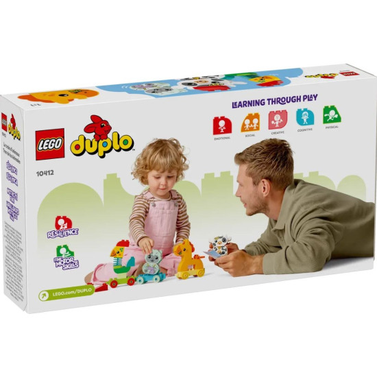 Klocki DUPLO 10412 Pociąg ze zwierzątkami