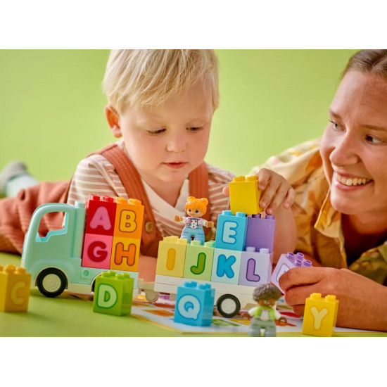 Klocki DUPLO 10421 Ciężarowka z alfabetem