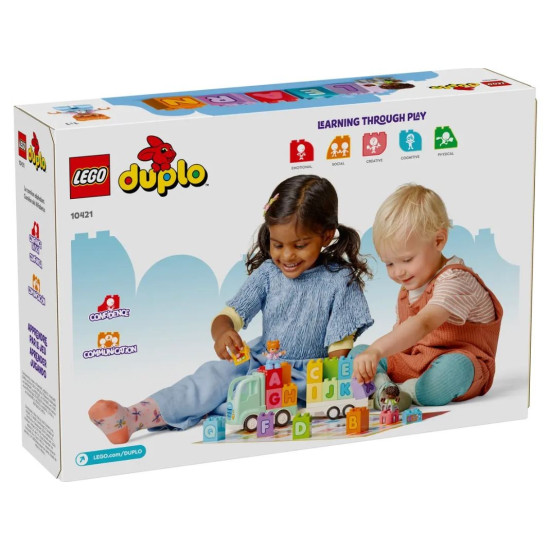 Klocki DUPLO 10421 Ciężarowka z alfabetem
