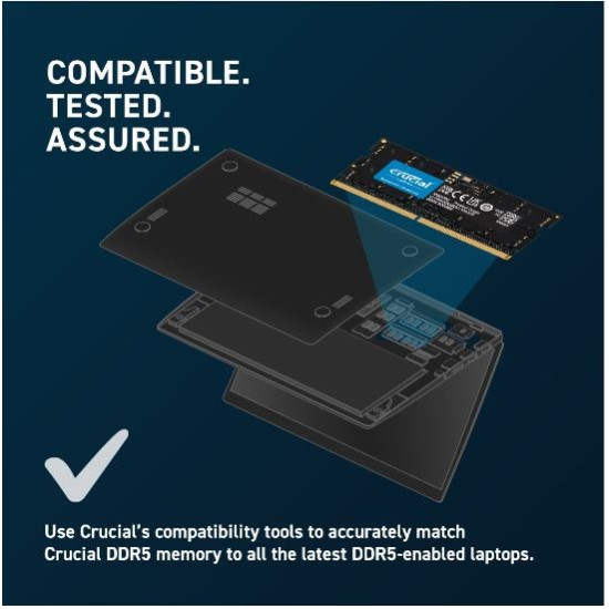 Pamięć do notebooka DDR5 SODIMM  96GB(2*48) /5600 CL46 (16Gbit) 